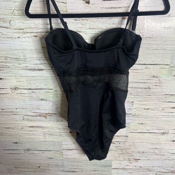 ASOS Black One-Piece Swimsuit size 6 - Picture 6 of 8